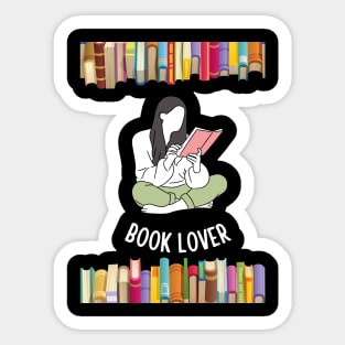 Book Lover Sticker